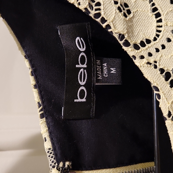 BEBE | Fit & Flare Lace Dress - Picture 6 of 7